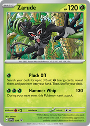 Zarude Scarlet & Violet Promos card