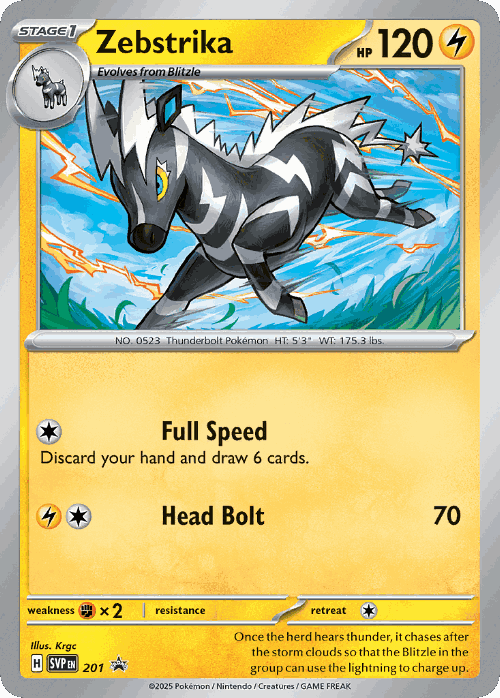 Zebstrika 201, Scarlet & Violet Black Star Promos
