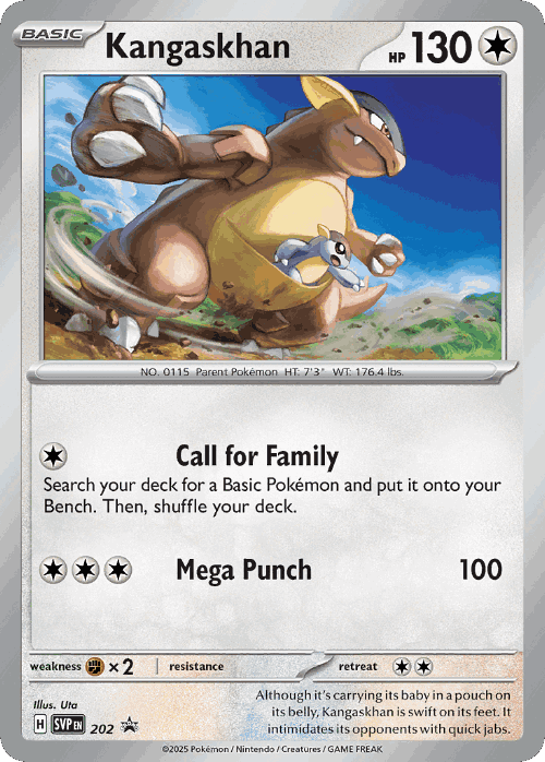 Kangaskhan 202, Scarlet & Violet Black Star Promos