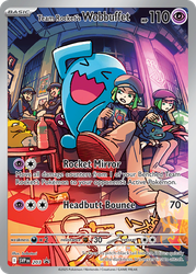 Team Rocket's Wobbuffet 203, Scarlet & Violet Black Star Promos