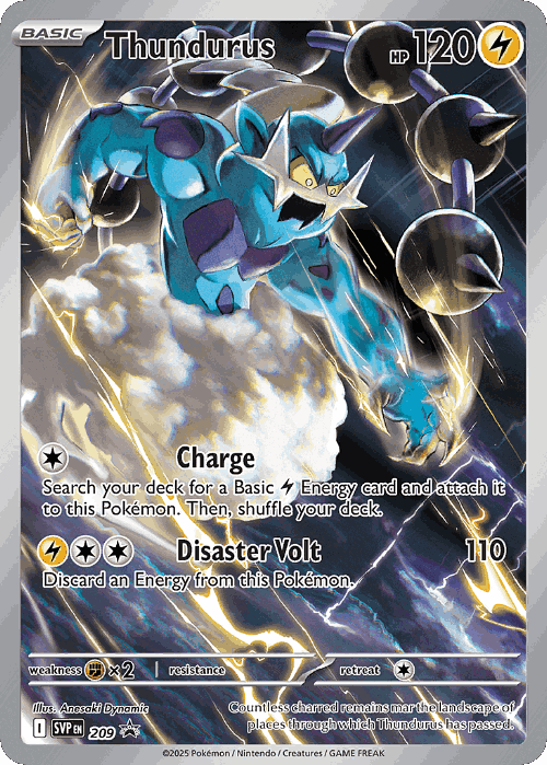 Thundurus 209, Scarlet & Violet Black Star Promos