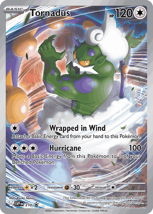 Tornadus 210, Scarlet & Violet Black Star Promos