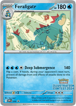 Feraligatr 213, Scarlet & Violet Black Star Promos