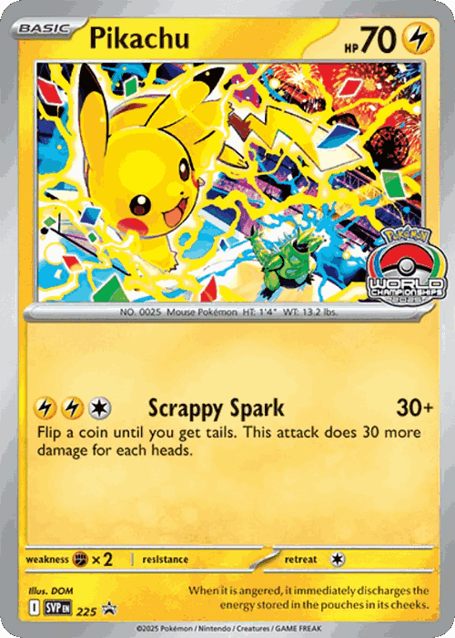 Pikachu 225, Scarlet & Violet Black Star Promos