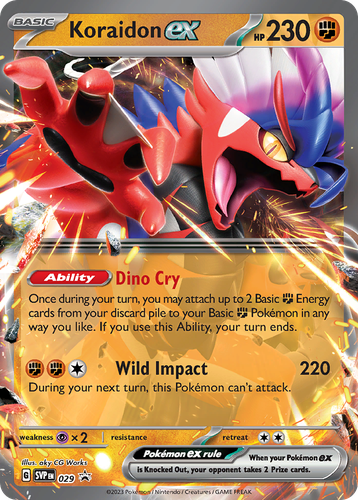 Koraidon ex 29, Scarlet & Violet Black Star Promos