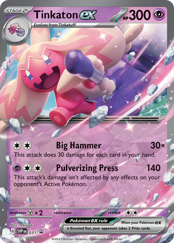 Tinkaton ex 31, Scarlet & Violet Black Star Promos