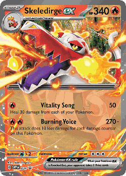 Skeledirge ex card art