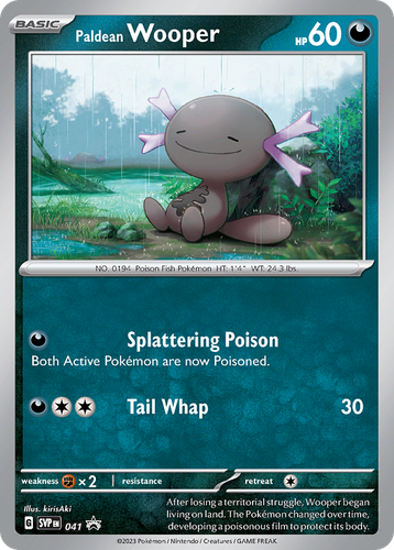 Paldean Wooper 41, Scarlet & Violet Black Star Promos