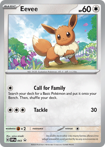 Eevee 43, Scarlet & Violet Black Star Promos