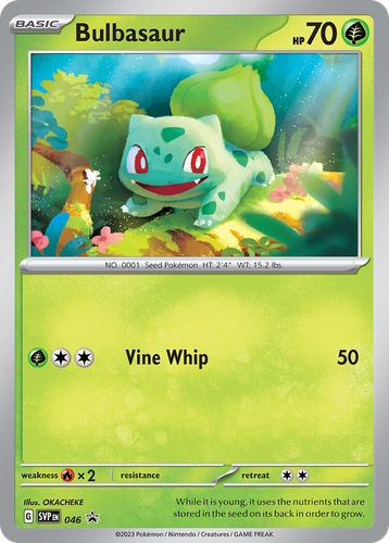 Bulbasaur 46, Scarlet & Violet Black Star Promos