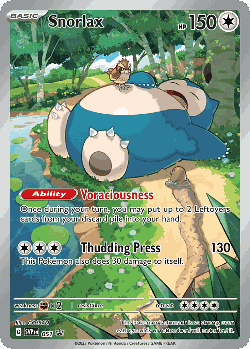Snorlax card art