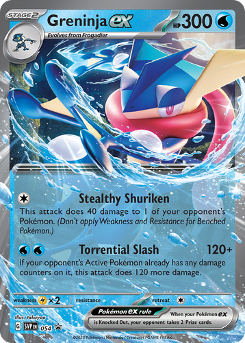 Greninja ex 54, Scarlet & Violet Black Star Promos