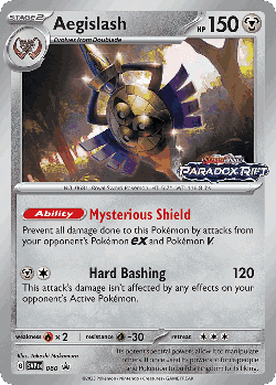 Aegislash 60, Scarlet & Violet Black Star Promos