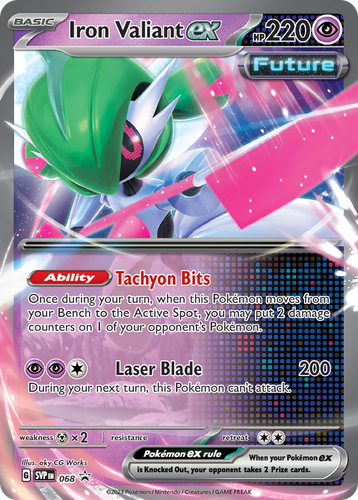 Iron Valiant ex 68, Scarlet & Violet Black Star Promos
