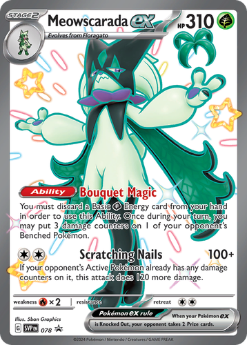 Meowscarada ex 78, Scarlet & Violet Black Star Promos