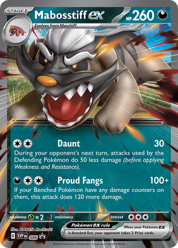 Mabosstiff ex 86, Scarlet & Violet Black Star Promos