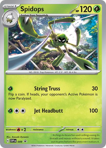 Spidops Pokémon TCG card art