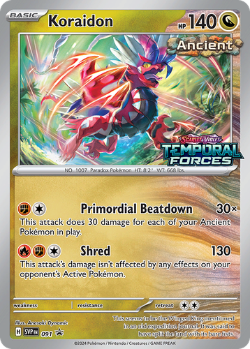 Koraidon 91, Scarlet & Violet Black Star Promos