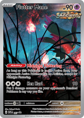 Flutter Mane 97, Scarlet & Violet Black Star Promos