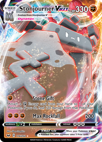 Stonjourner VMAX 116, Sword & Shield