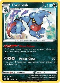 Toxicroak 124, Sword & Shield