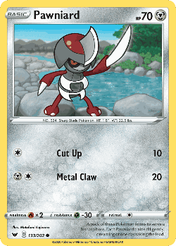 Pawniard 133, Sword & Shield