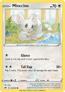 Minccino 145, Sword & Shield