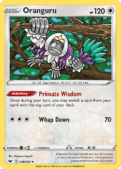 Oranguru 148, Sword & Shield
