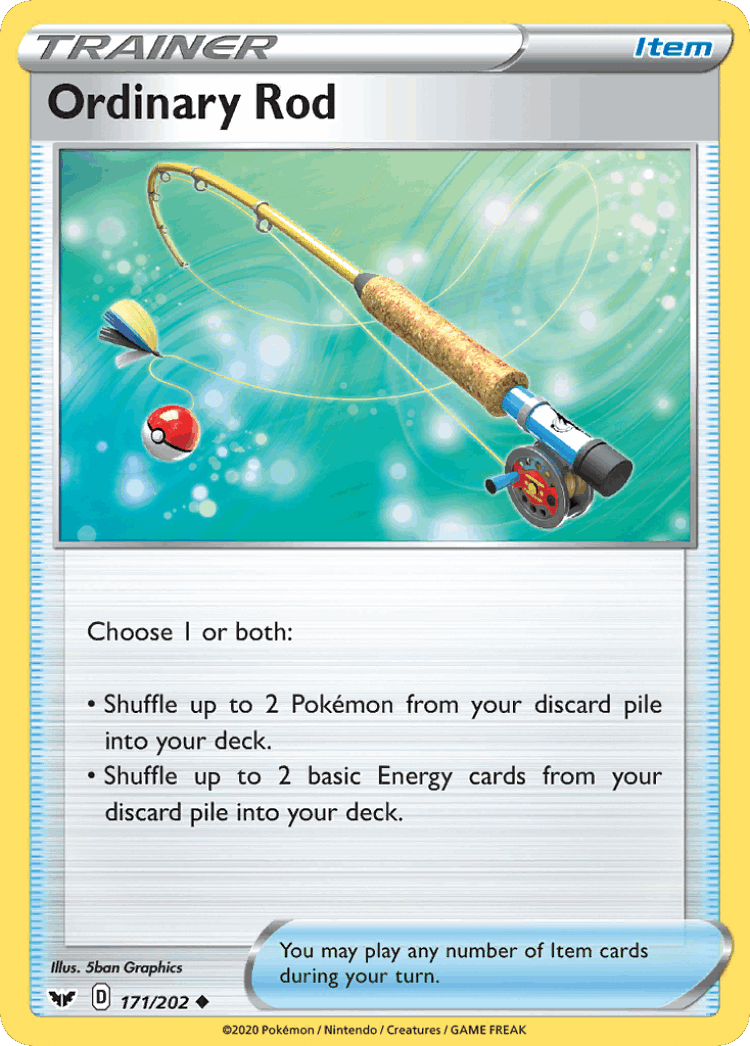 Ordinary Rod #171 from Sword & Shield - Uncommon - Illustrated by 5ban Graphics