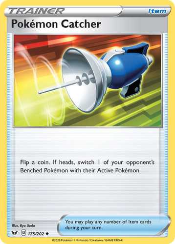 Pokémon Catcher #175 from Sword & Shield - Uncommon - Illustrated by Ryo Ueda