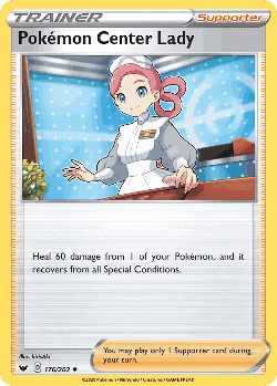 Pokémon Center Lady 176, Sword & Shield