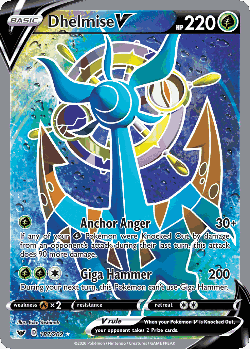 Dhelmise V 187, Sword & Shield