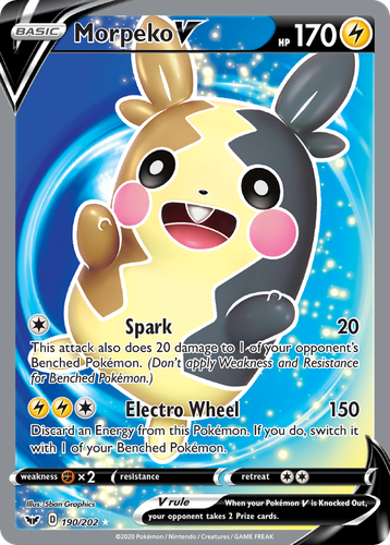 Morpeko V 190, Sword & Shield