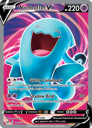 Wobbuffet V 191, Sword & Shield