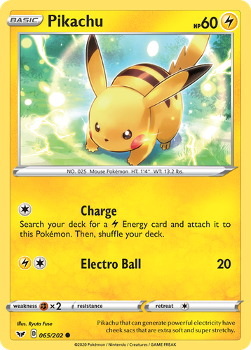 Pikachu 65, Sword & Shield