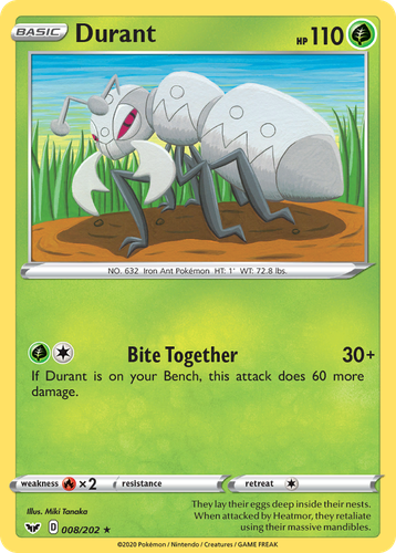 Durant Pokémon TCG card art