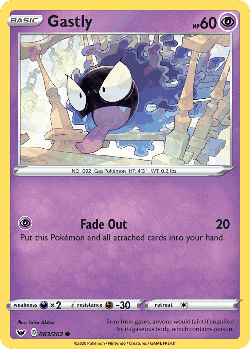 Gastly 83, Sword & Shield