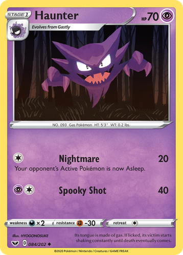 Haunter 84, Sword & Shield