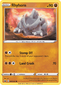Rhyhorn 97, Sword & Shield