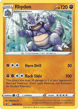 Rhydon 98, Sword & Shield