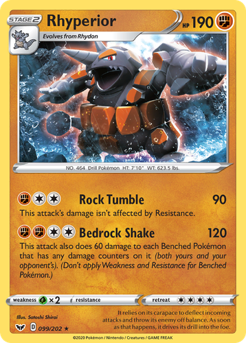 Rhyperior 99, Sword & Shield