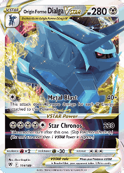 Origin Forme Dialga VSTAR 114, Astral Radiance