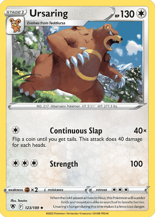 Ursaring 123, Astral Radiance
