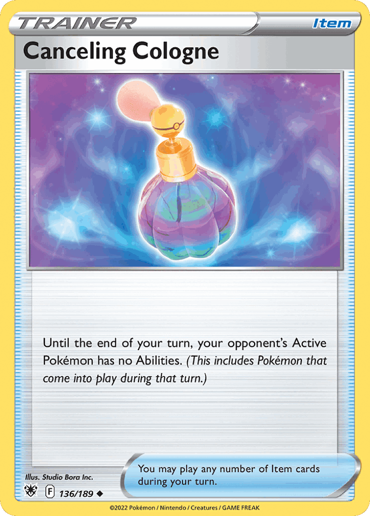Canceling Cologne #136 from Astral Radiance - Uncommon - Illustrated by Studio Bora Inc.