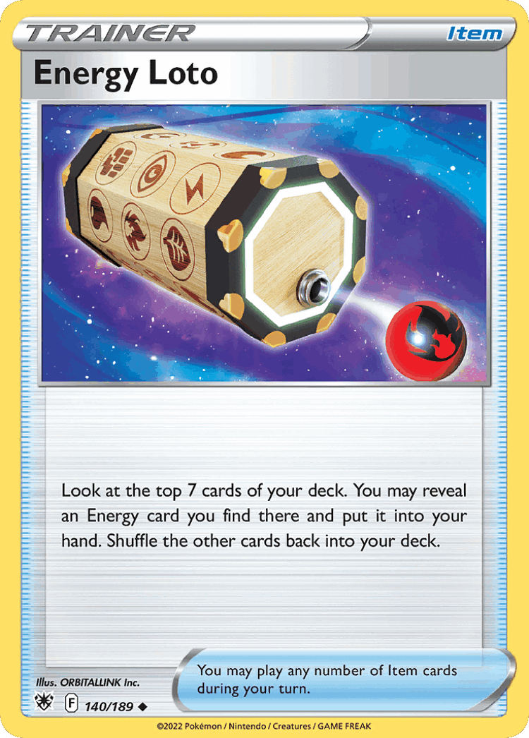 Energy Loto #140 from Astral Radiance - Uncommon - Illustrated by ORBITALLINK Inc.