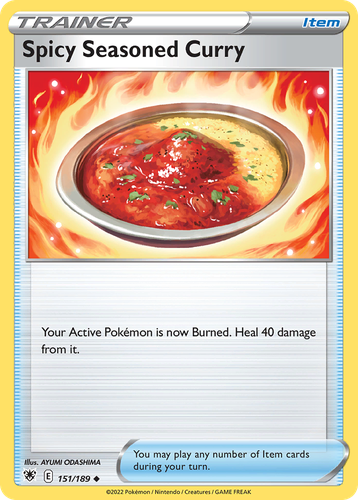 Spicy Seasoned Curry #151 from Astral Radiance - Uncommon - Illustrated by AYUMI ODASHIMA