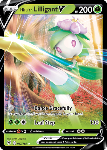 Hisuian Lilligant V Pokémon TCG card art