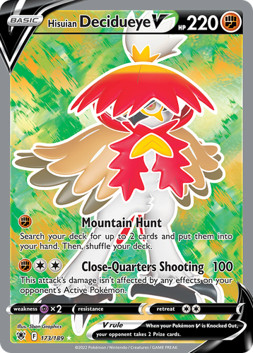 Hisuian Decidueye V 173, Astral Radiance