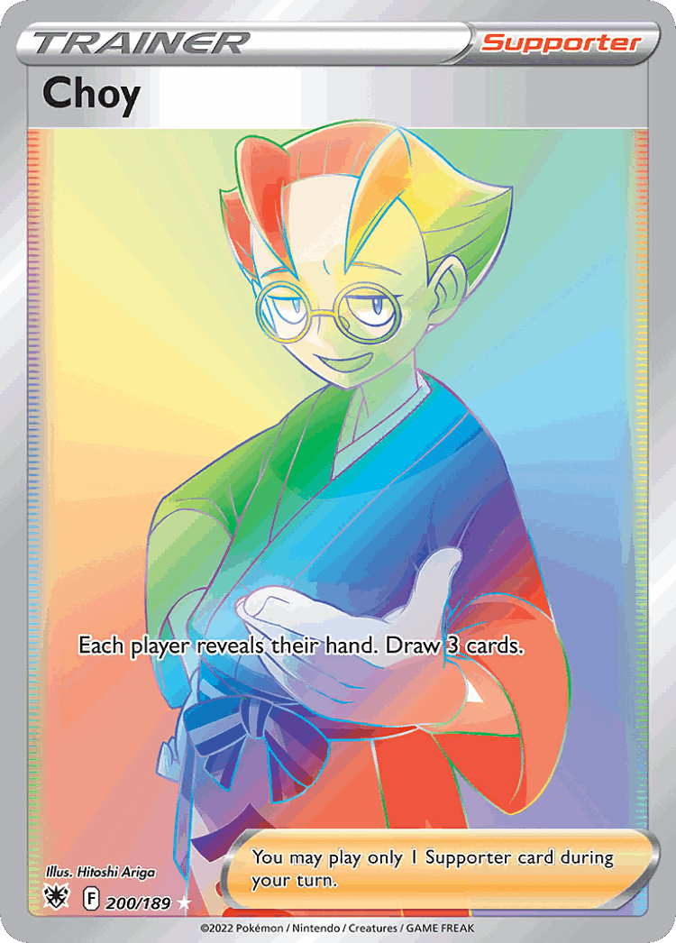Choy #200 from Astral Radiance - Rare Rainbow - Illustrated by Hitoshi Ariga