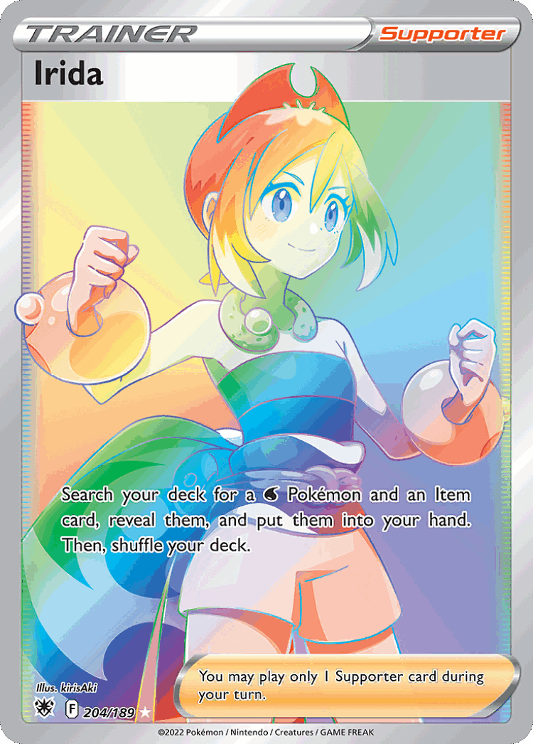 Irida #204 from Astral Radiance - Rare Rainbow - Illustrated by kirisAki